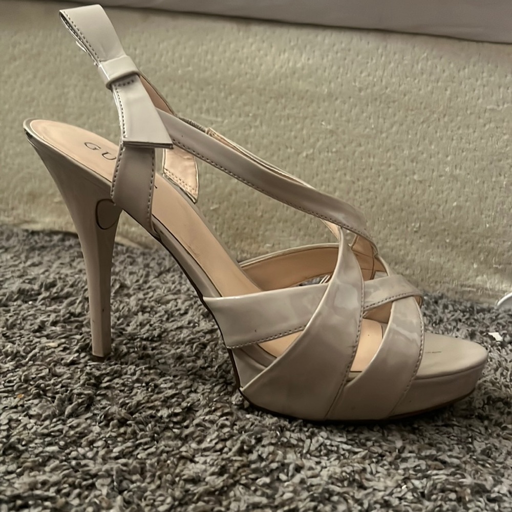 Nude GUESS High Heel